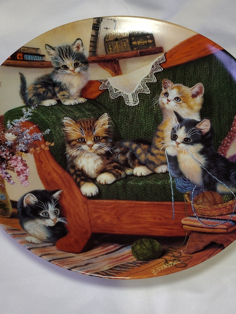 " Happy Tails " Decorative Plate
